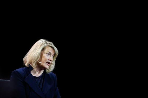 U.S. Sen. Cynthia Lummis (R-Wyo.)  is introducing a wide-reaching crypto bill with Sen. Kirsten Gillibrand (D-N.Y.). (Marco Bello/Getty Images)