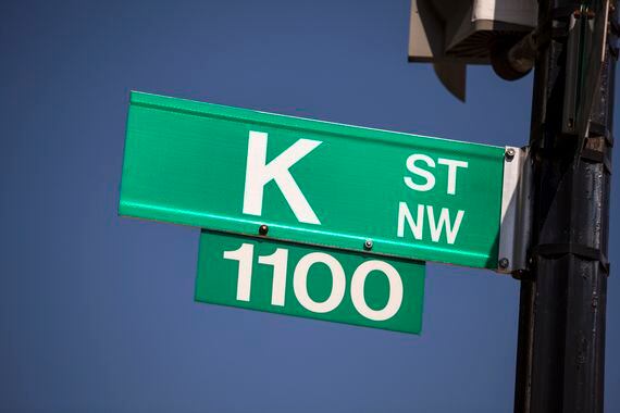 K street is the traditional home of political lobbyists in Washington, D.C. (Getty Images)