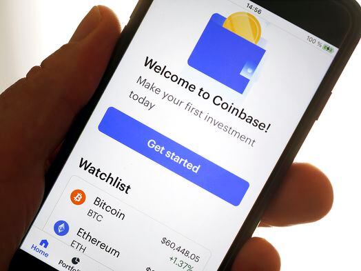 CDCROP: Coinbase Cryptocurrency Exchange Website (Chesnot/Getty Images)
