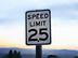 CDCROP: 25 MPH Speed Limit sign (Unsplash)
