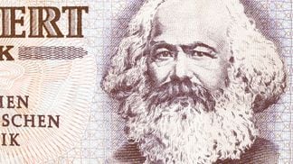 Karl Marx, East German banknote