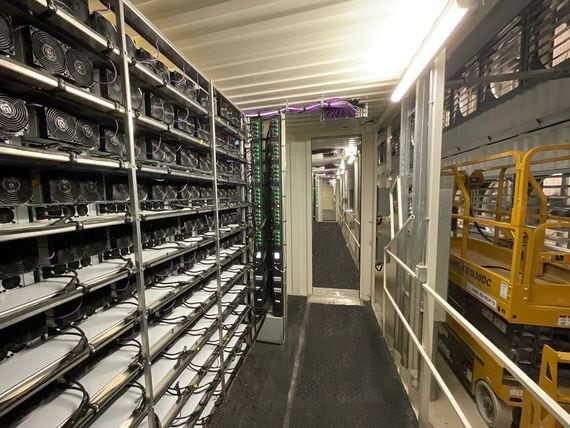 A Sabre56 bitcoin mining facility. (Sabre56)