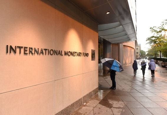 IMF building in Washington (Bumble Dee/Shutterstock)