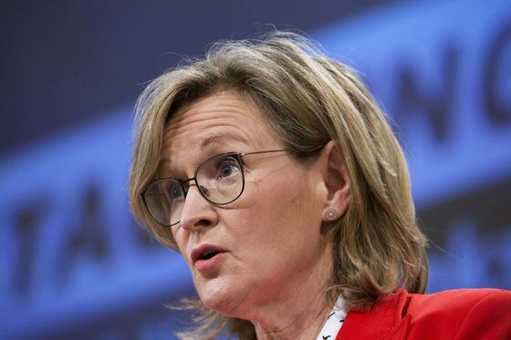 European Commissioner Mairead McGuinness (Bloomberg)