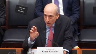 U.S. Securities and Exchange Commission Chair Gary Gensler peppered the crypto industry with criticisms in congressional testimony.  (Courtesy of the House Financial Services Committee)