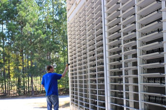 A CleanSpark bitcoin mining facility in Georgia that uses 95% non-carbon energy (CleanSpark)