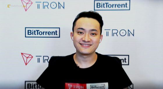 Justin Sun on CoinDesk TV’s “First Mover” (CoinDesk TV, modified by CoinDesk)