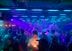 Attendees gather on the dance floor at the Goblintown party. (Eli Tan/CoinDesk)