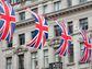 Flags for the Queen Diamond jubilee in London, UK.