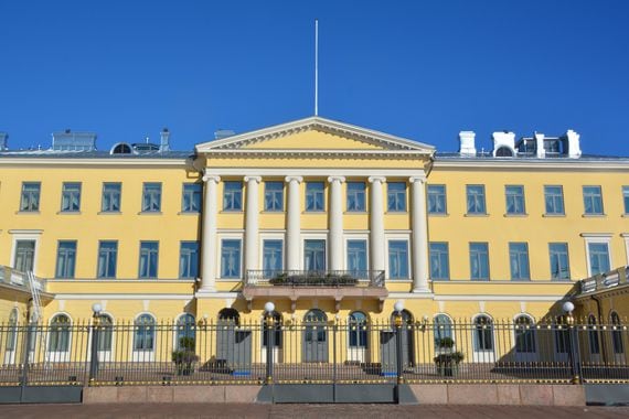 The Presidential Palace in Helsinki (Shutterstock)