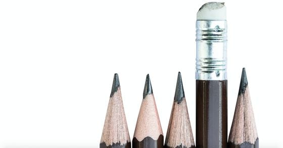 pencil, eraser