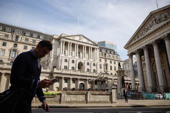 City of London Economy On Bank of England Interest Rate Decision Day