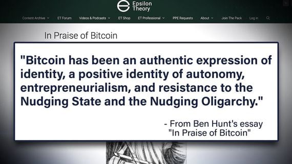 ‘In Praise of Bitcoin’ Essay Author on Bitcoin