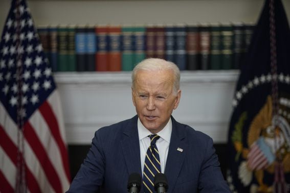 Joe Biden, presidente de los Estados Unidos (Al Drago/Bloomberg via Getty Images)