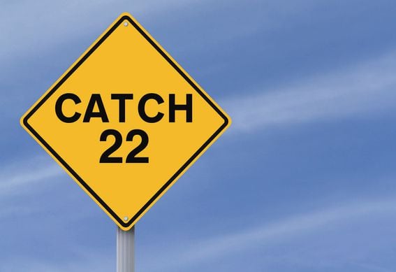 Catch 22 sign
