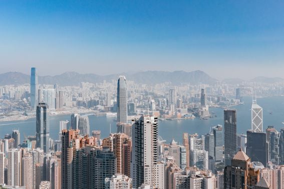 The Hong Kong skyline. (Ruslan Bardash/Unsplash)
