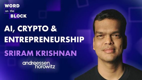 Sriram Krishnan: AI, Crypto and Entrepreneurship