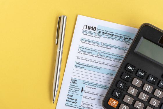 US Income Tax Return Forms 1040 (Getty)