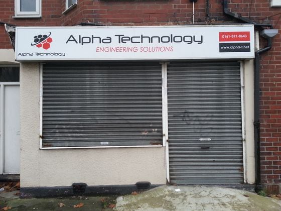  A photograph of Alpha Technology's registered business address in Manchester taken on 10th December 2014. Source: Bicycle Doctor