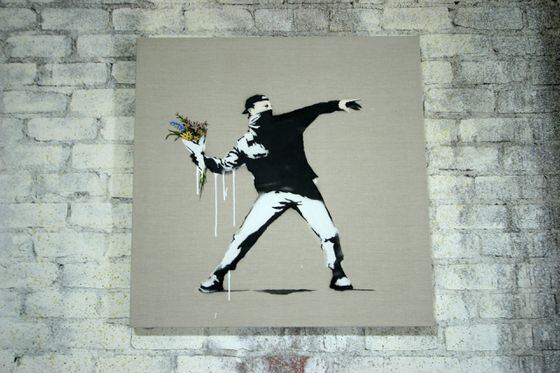 Banksy's Barely Legal Art Show in Downtown Los Angeles - September 15, 2006