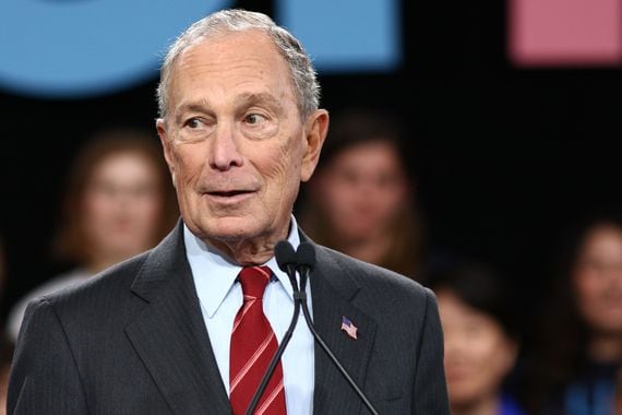 Presidential candidate and former New York City mayor Michael Bloomberg unveiled a new cybersecurity policy Monday, addressing crypto in the process. (Image via JStone / Shutterstock)