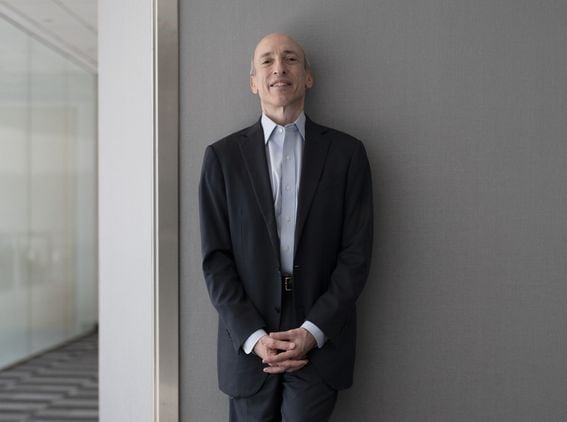 Gary Gensler, chairman of the U.S. Securities and Exchange Commission, argues that his agency has authority over a wide range of digital assets. (Melissa Lyttle/Bloomberg via Getty Images)