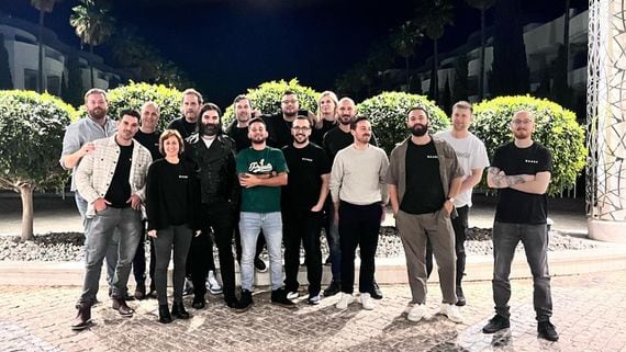 Group photo of the Baanx team