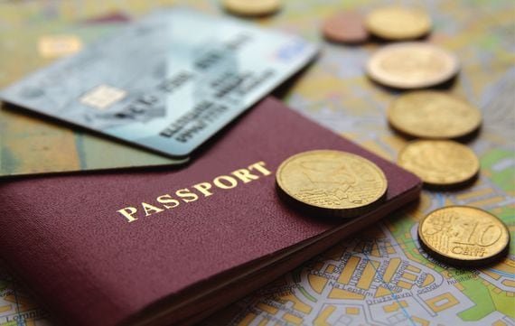 passport and bank cards