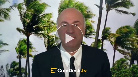 Celebrity investor Kevin O'Leary discussed his investment philosophy with "First Mover." (CoinDesk TV)