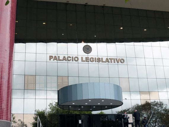 Palacio legislativo de Paraguay. (Eliza Gkritsi/CoinDesk)