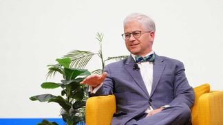 U.S. Rep. Patrick McHenry says the stablecoin legislative debate is still moving forward this year. (Nikhilesh De/CoinDesk)