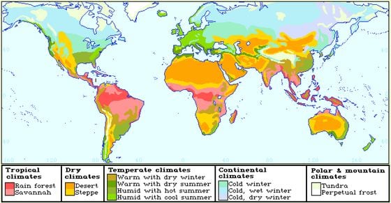 climateworldregions