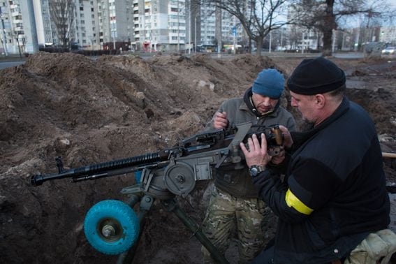 Kyiv, Ukraine, Feb. 25, 2022 (Anastasia Vlasova/Getty Images)