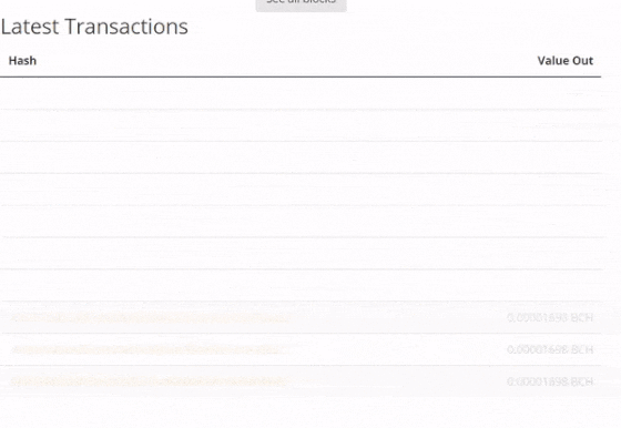  Taken by CoinDesk at 18:11 UTC, the above GIF captures transactions being submitted to the network in real-time on Blockdozer.