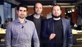 Slock.it founders, with Christoph Jentzch on the left.