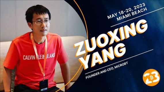 Zuoxing Yang, Founder and CEO of MicroBT (MicroBT/Twitter)