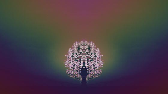 A digital tree. (Daniel Kuhn/CoinDesk)