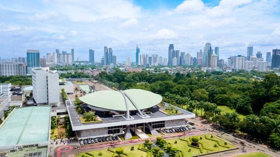 The Parliament Building of Indonesia in Jakarta (Shutterstock)