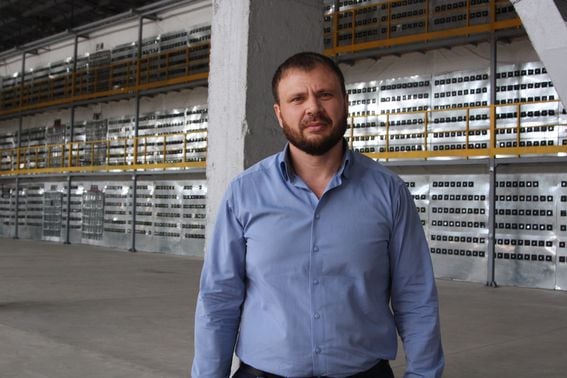 Ilya Bruman, CEO of Minery. (Photo by Anna Baydakova for CoinDesk)
