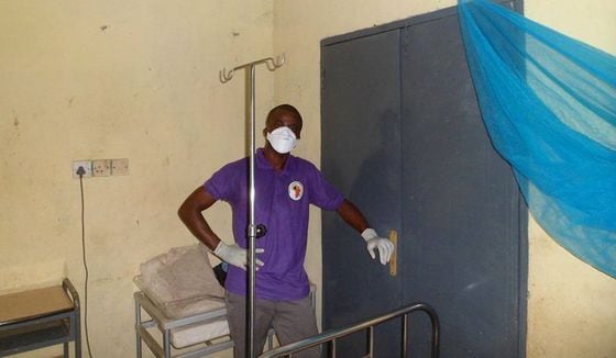  Sierra Leone Liberty Group at a local hospital