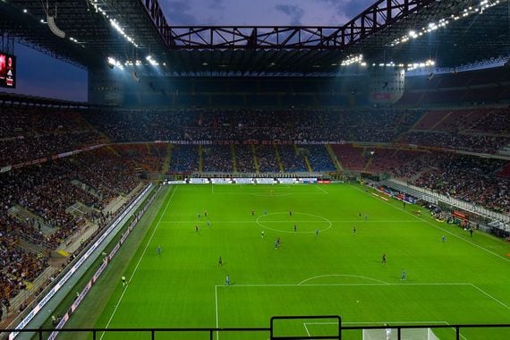 San Siro soccer stadium, shared home ground of Inter Milan and AC Milan. (tlemens/Pixabay)