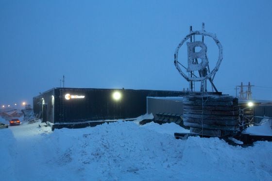 BitCluster's mine in Norilsk, Siberia, is located above the Arctic Circle. Warming up the mining machines is sometimes a concern, said a company representative. (BitCluster)