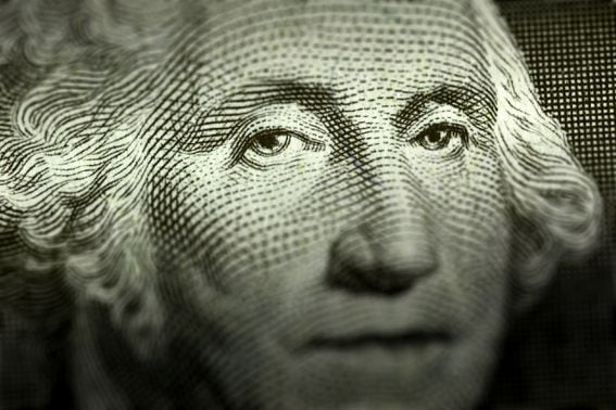 Washington, one dollar bill