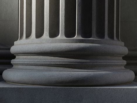 CDCROP: Detail of pillar (Thomas Winz/Getty Images)