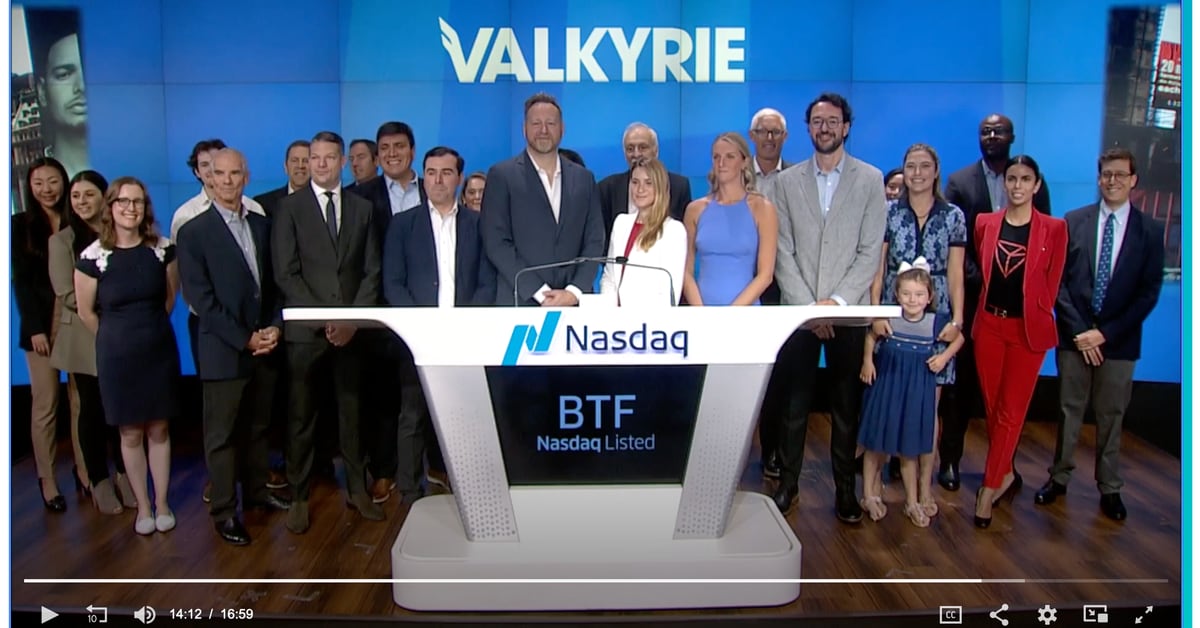 Valkyrie Gets Approval to Start Buying ETH Futures For its Existing Bitcoin ETF