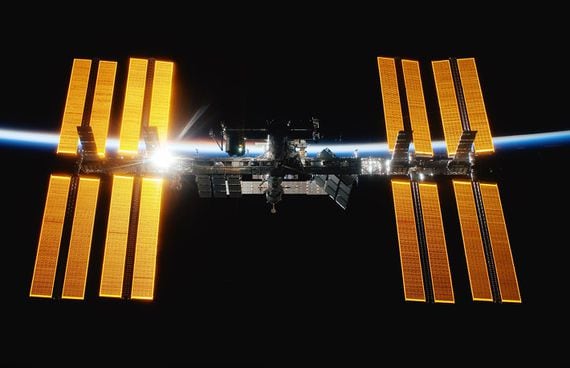 The International Space Station, home to an Ethereum node.