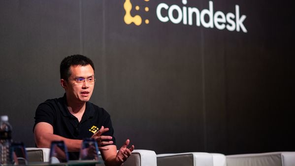 Binance founder and former CEO Changpeng Zhao in 2018 (CoinDesk archives)