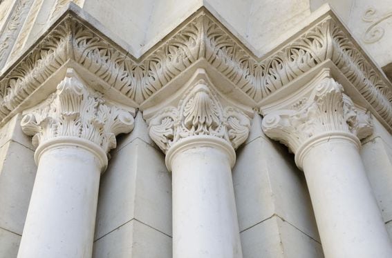 pillars, columns