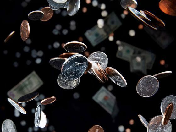 CDCROP: Falling coins (Getty Images)