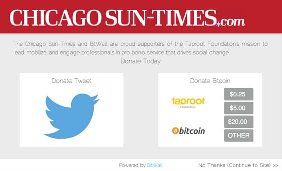  The Chicago Sun-Times BitWall paywall.